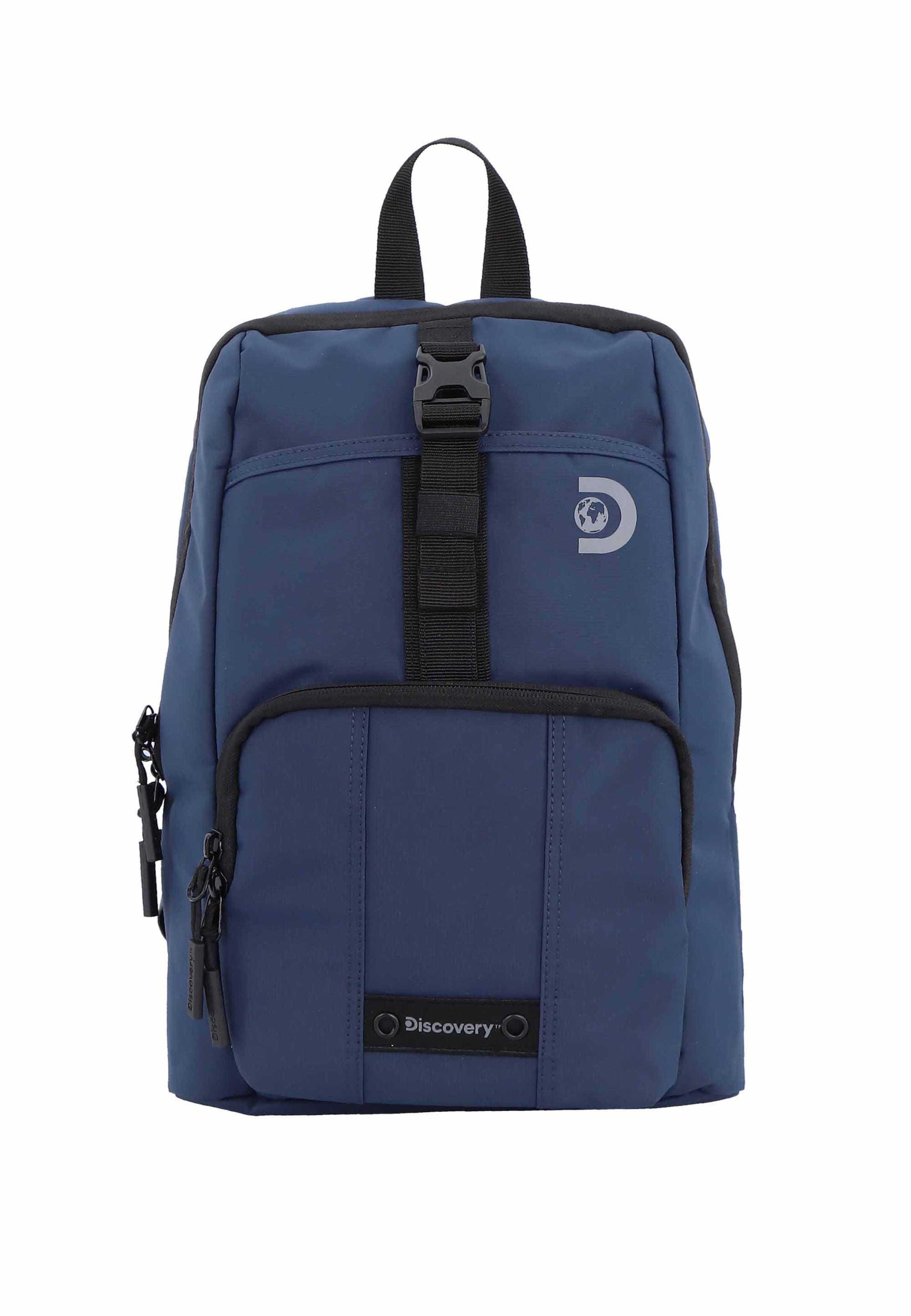 Discovery Rucksack 'Shield' in Blau: Vorderseite