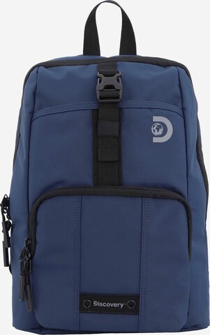 Discovery Backpack 'Shield' in Blue: front
