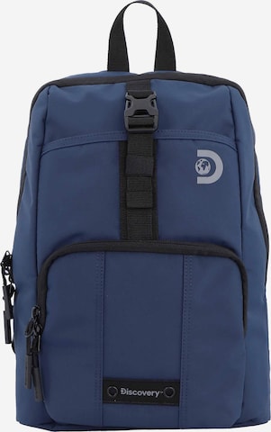 Discovery Backpack 'Shield' in Blue: front