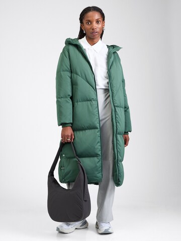 YAS Winter Coat 'YASIRIMA' in Green