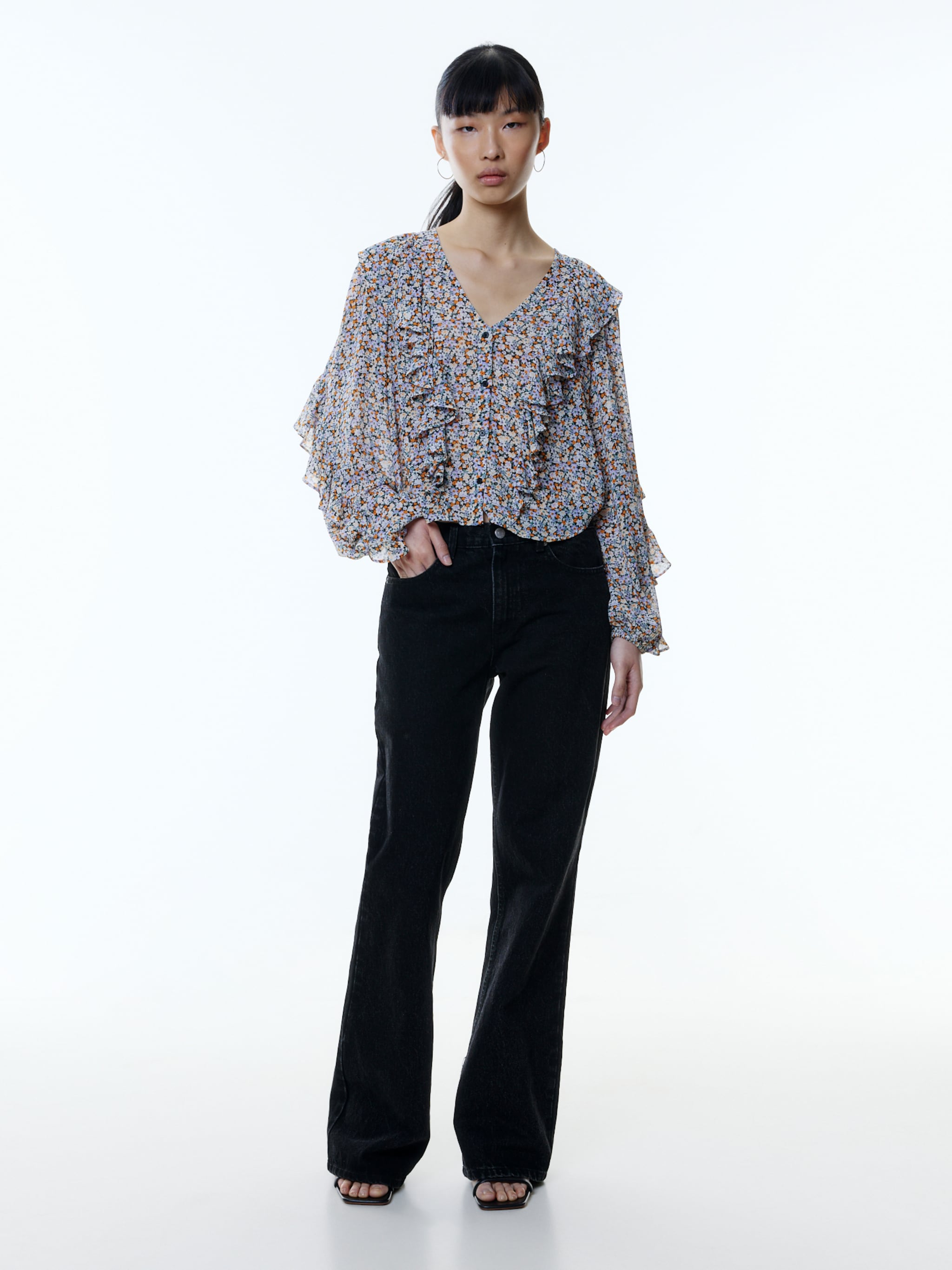 EDITED Bluse 'Ellis' lyseblå