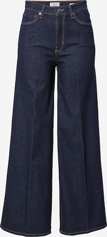 s.Oliver BLACK LABEL Zvonové kalhoty Džíny – modrá: přední strana