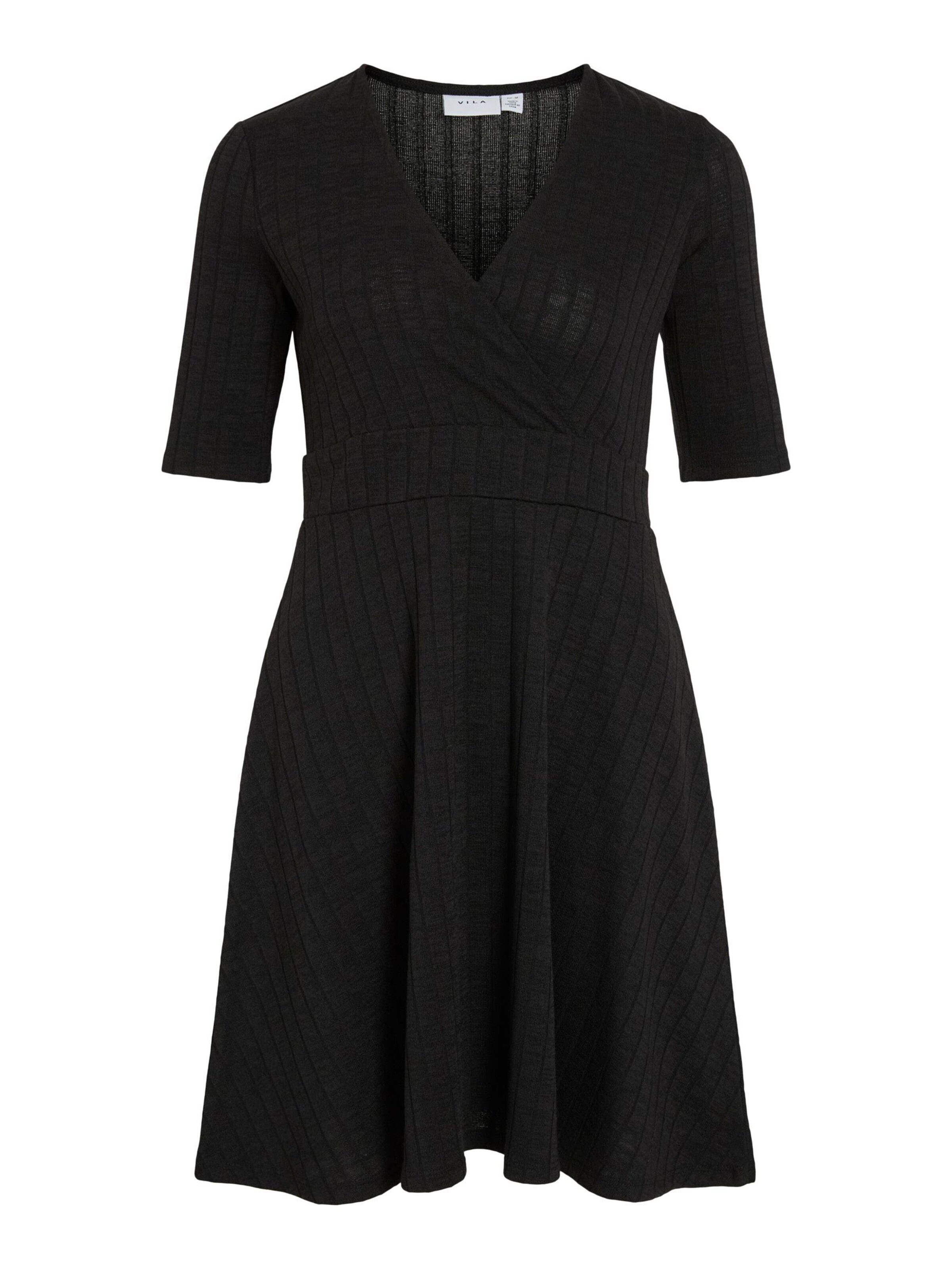 VILA Kjole 'VIMilja' i sort: forside