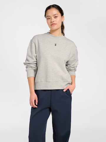Hummel Sweatshirt in Grijs: voorkant
