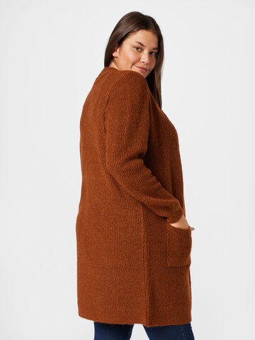 Cardigan 'JADE' ONLY Curve en marron