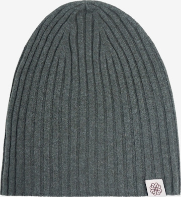 GOBI Cashmere Mütze 'Unisex Cashmere Rib Knit Hat' in Grau: Vorderseite