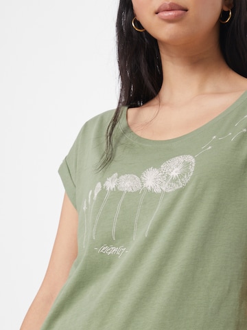 T-shirt 'Evolution' Iriedaily en vert