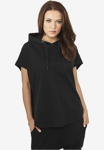 Urban Classics Sweatshirt in Black: front