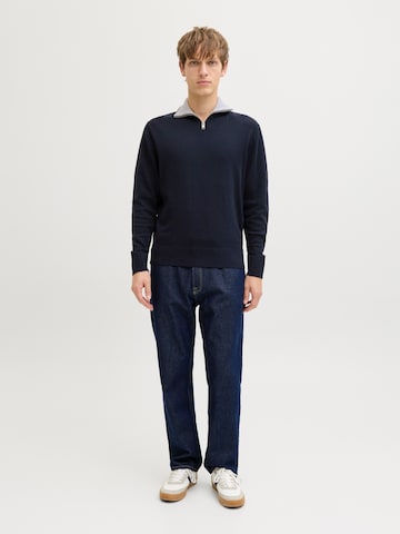 JJ Rebel Pulóver 'JREBBEATON' - kék