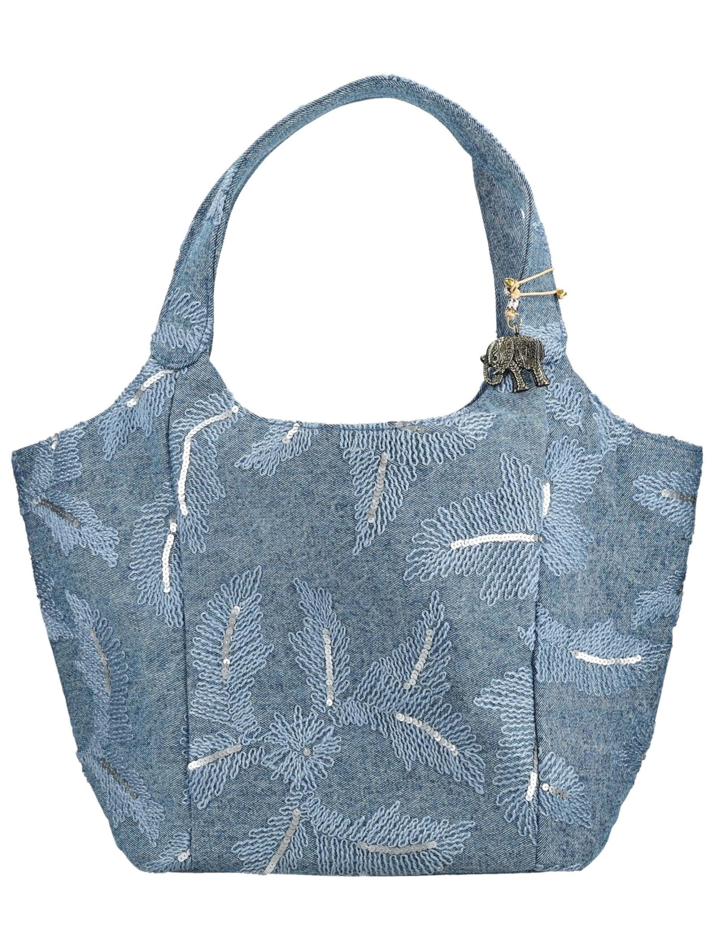 ANOKHI Shopper in Blue: front