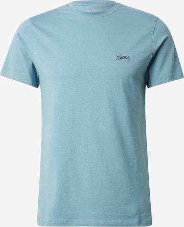 GUESS - Camiseta en azul: frente
