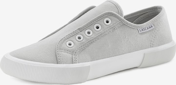 LASCANA - Zapatillas sin cordones en gris: frente