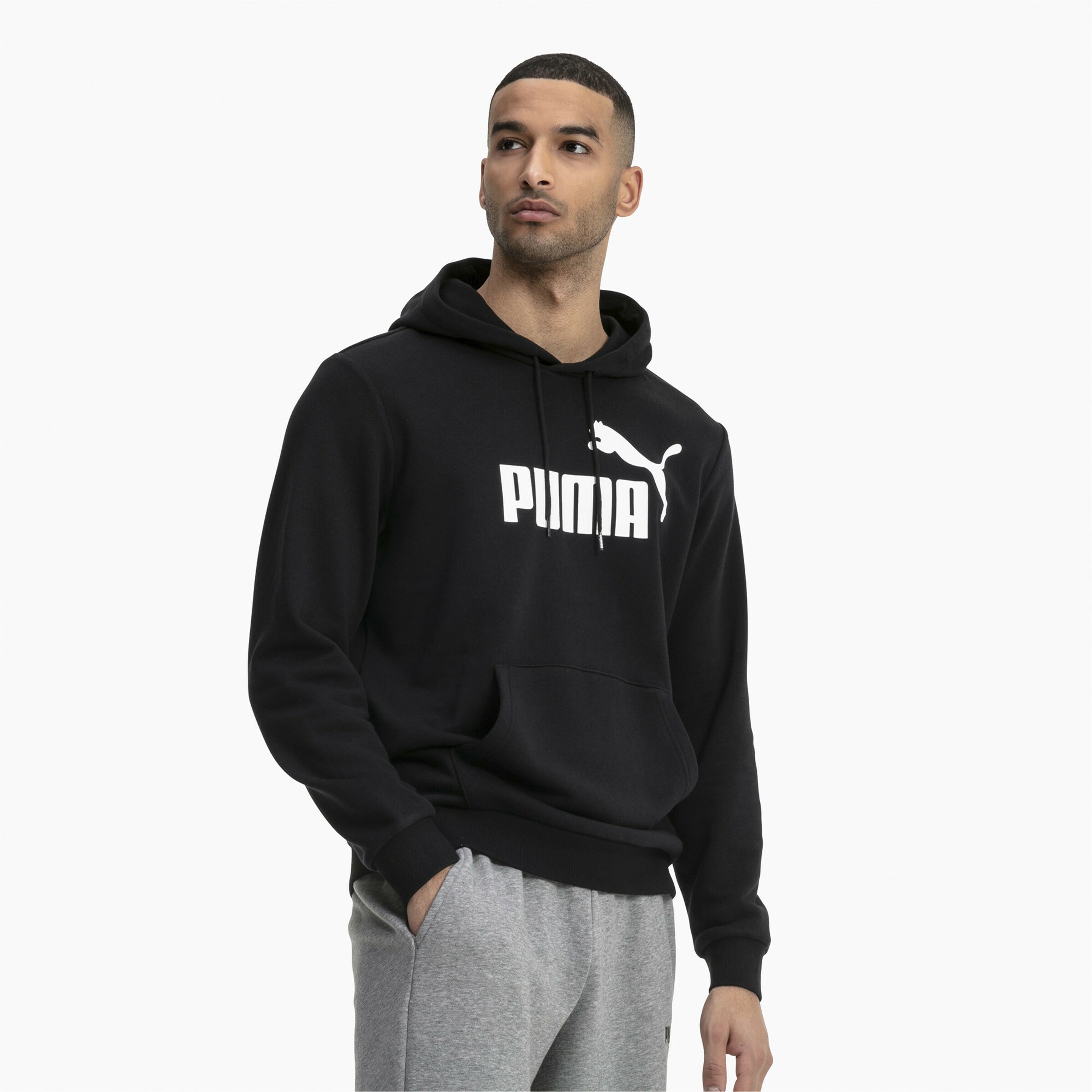 Männer Große Größen PUMA Sweatshirt in Schwarz - EK32905