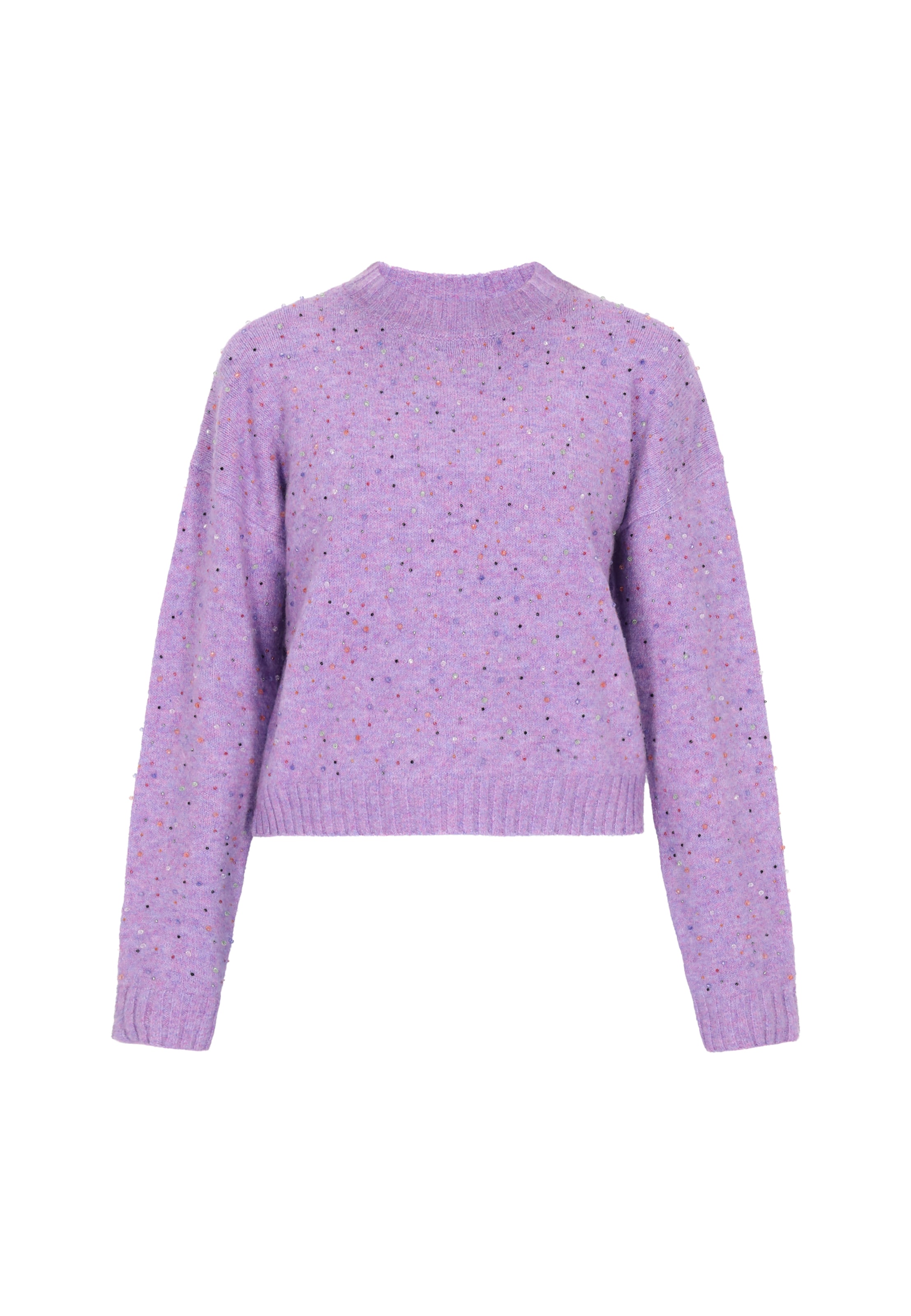 Pull-over oversize MYMO en violet : devant