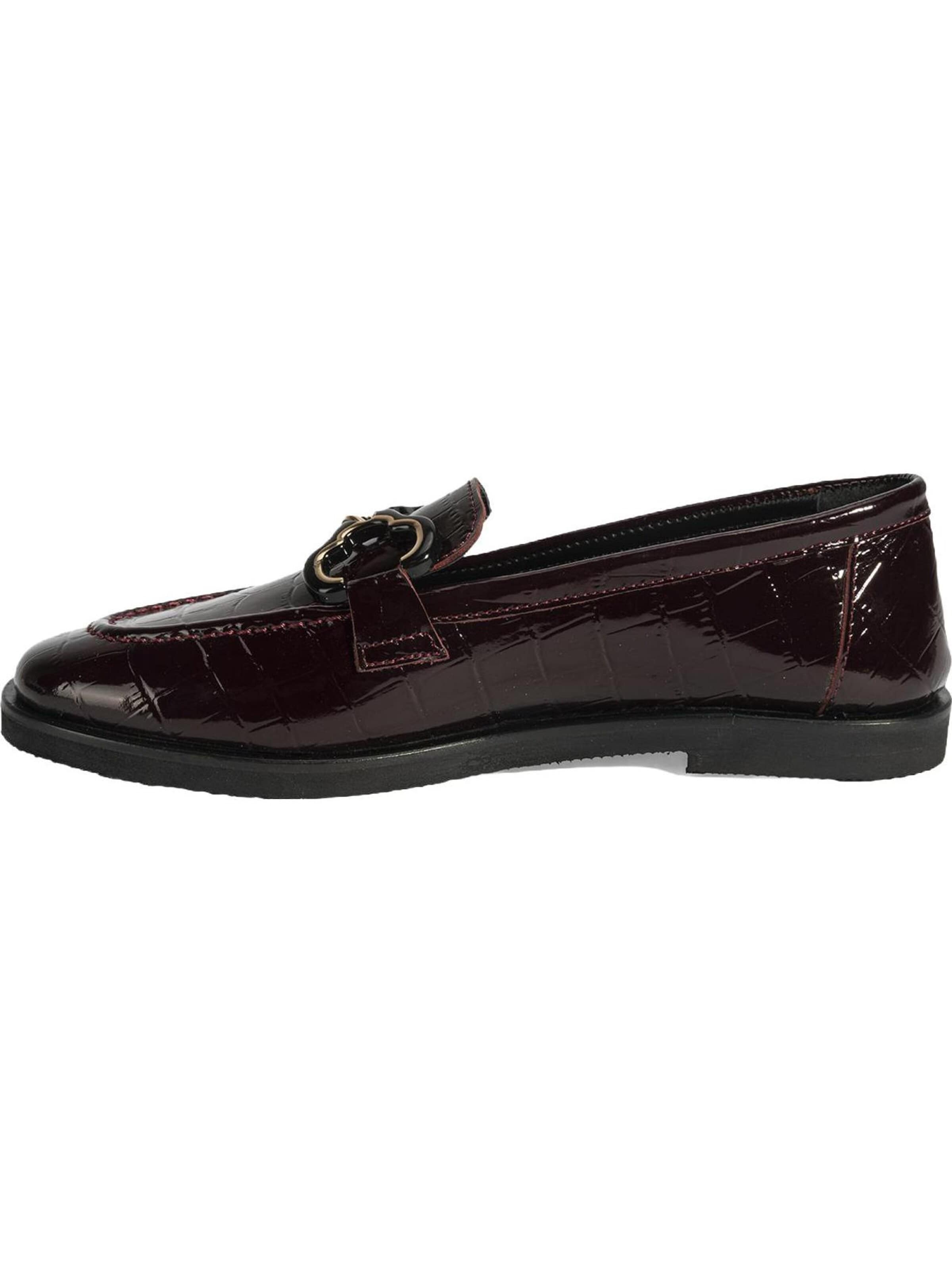 Desa - Mocasines 'Slip-Ons' en rojo