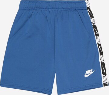 Nike Sportswear - regular Pantalón en azul: frente