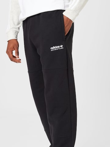 ADIDAS ORIGINALS Tapered Trousers 'Adventure' in Black