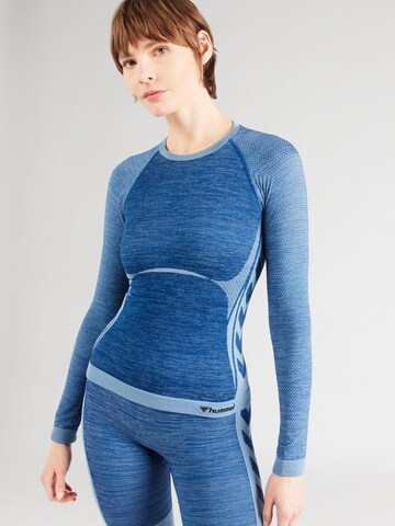 Hummel Performance Shirt in Blue: front