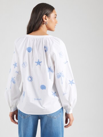 OUI Blus i vit