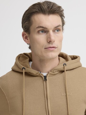 BLEND Sweat jacket ' BHDowntown ' in Brown