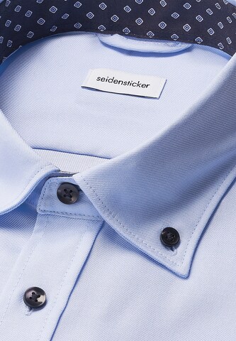 Coupe regular Chemise business SEIDENSTICKER en bleu