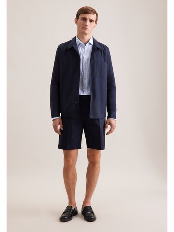 Coupe regular Chemise SEIDENSTICKER en bleu