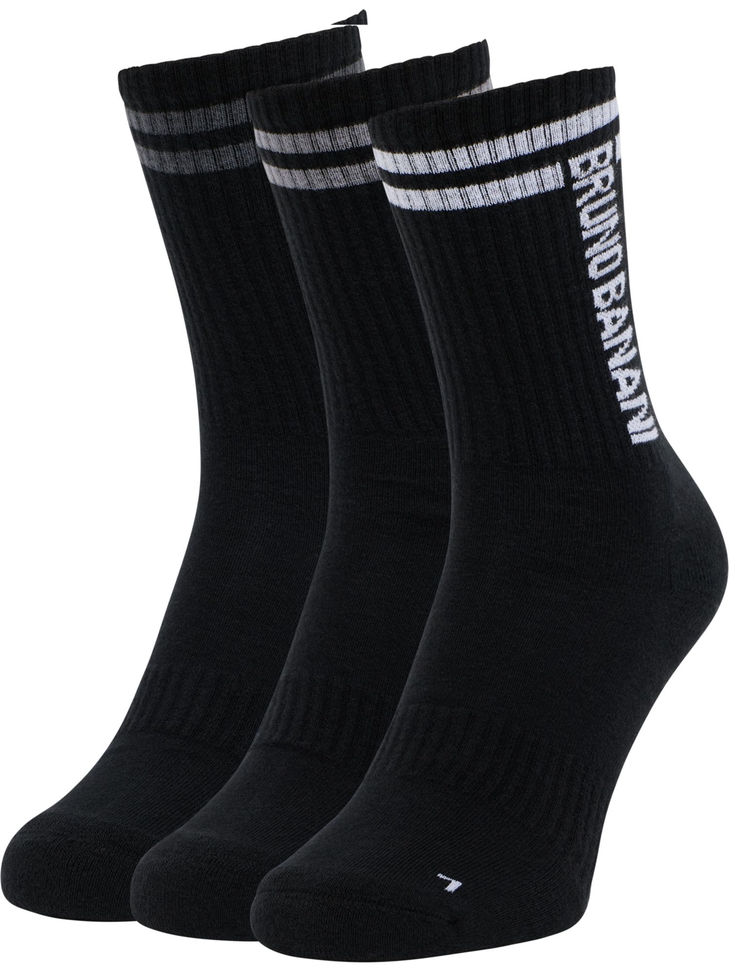 Chaussettes ' GALLAGHER ' Bruno Banani en noir : devant