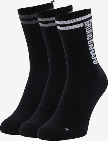 Bruno Banani Socks ' GALLAGHER ' in Black: front