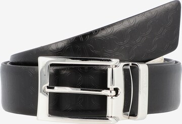 Ceinture Davidoff en noir : devant