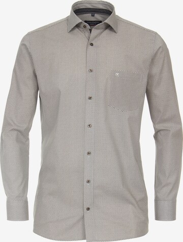 CASAMODA Regular fit Button Up Shirt in Grey: front