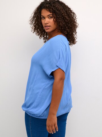 KAFFE CURVE Blouse 'Ami Stanley' in Blue