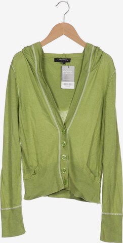 COMMA Sweatshirt & Zip-Up Hoodie in S in Green: front