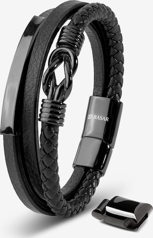 SERASAR Armband 'Proud' in Zwart: voorkant