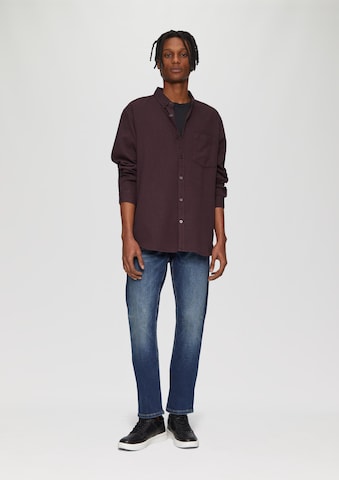 Coupe regular Chemise QS en rouge