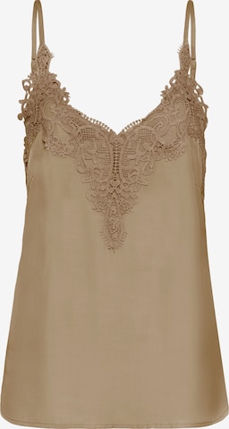 Cream Top 'CRAnna' in Braun: Vorderseite