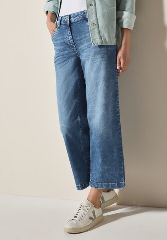 CECIL Wide leg Jeans in Blue: front