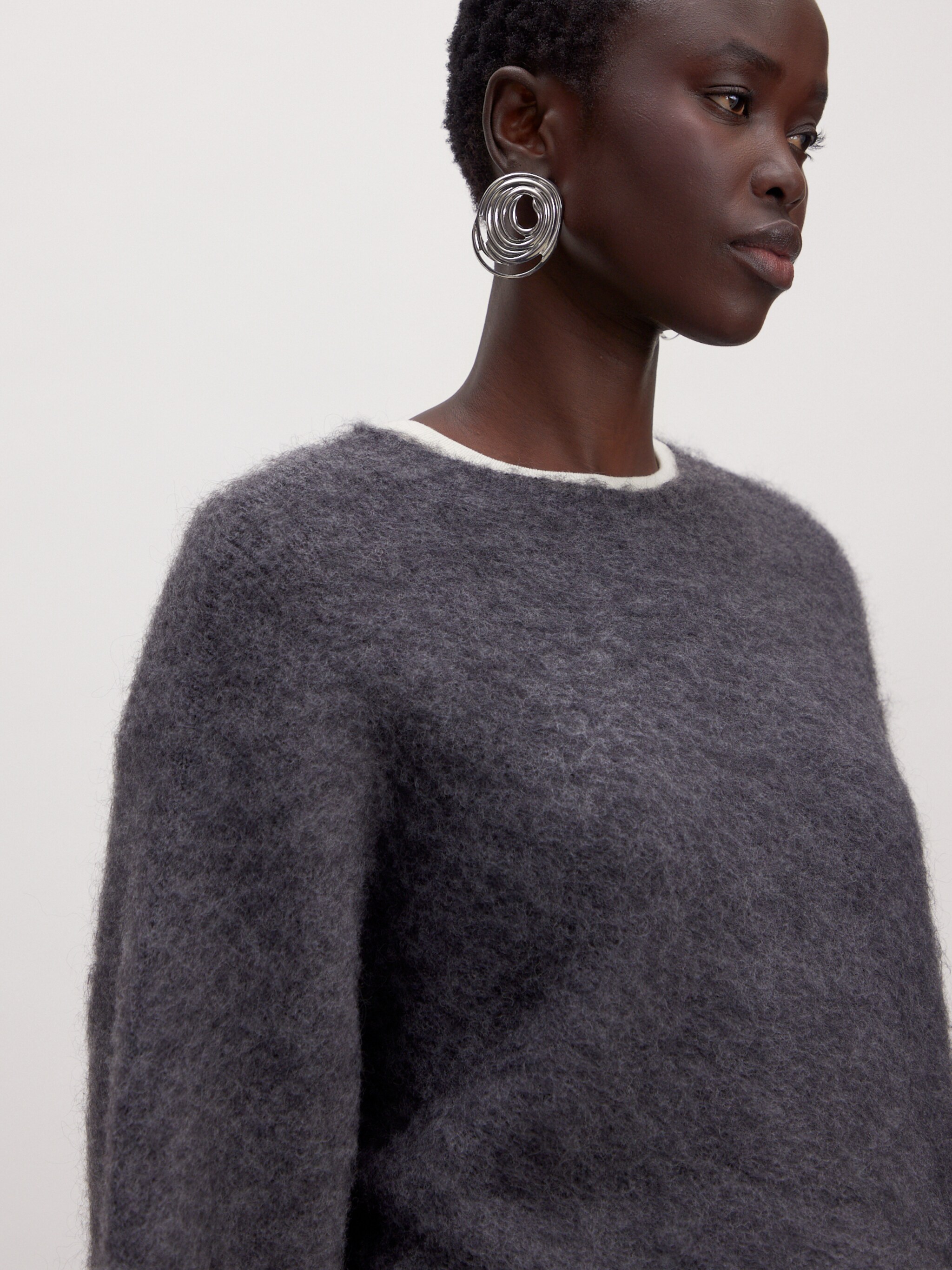 EDITED Produkte Pullover 'Harriet' grau