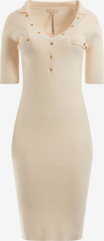 GUESS Knitted dress 'Grace' in White: front