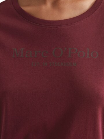 Marc O'Polo Pajama Shirt ' Mix & Match Cotton ' in Red