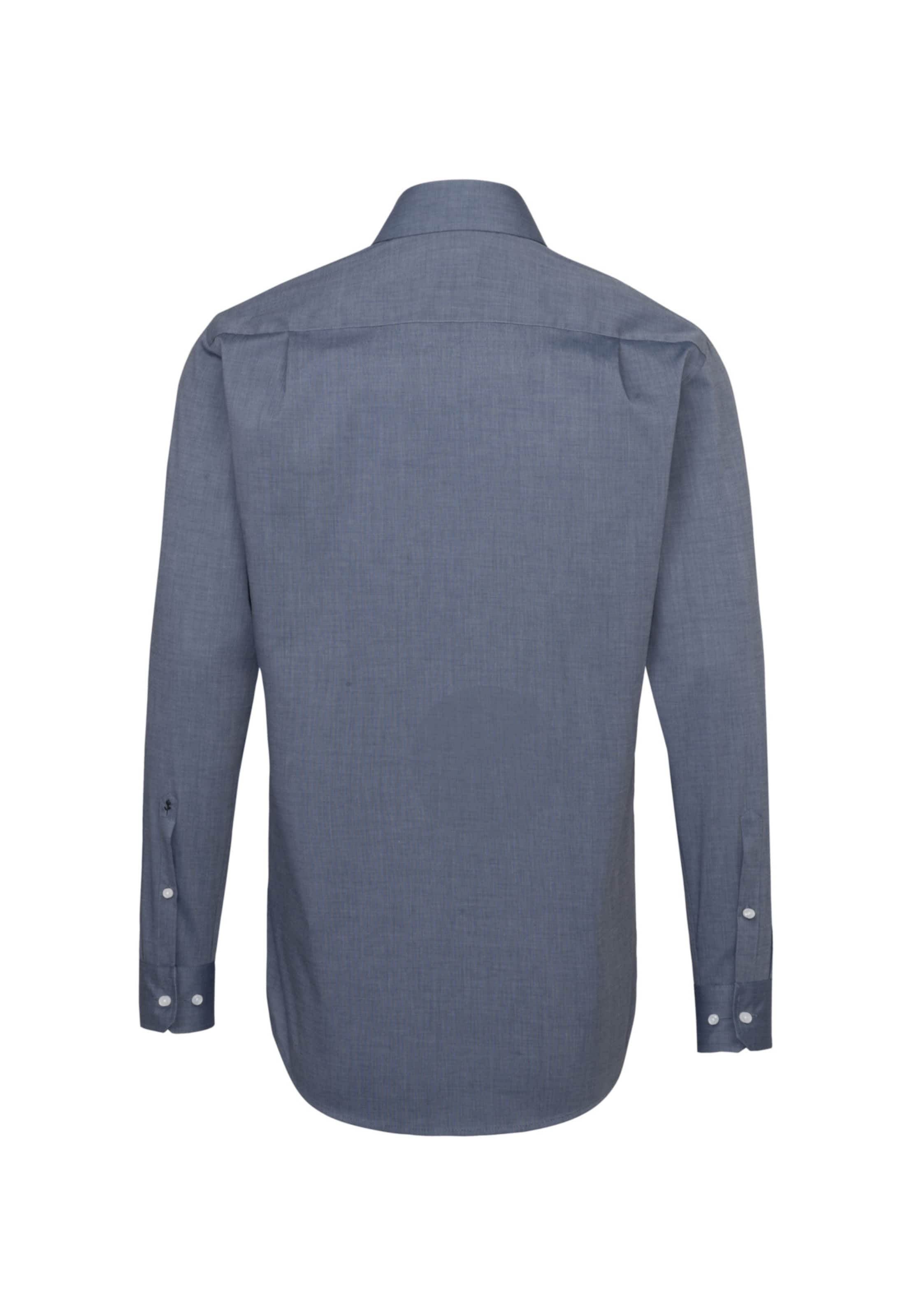 SEIDENSTICKER Regular fit Business shirt in Blue
