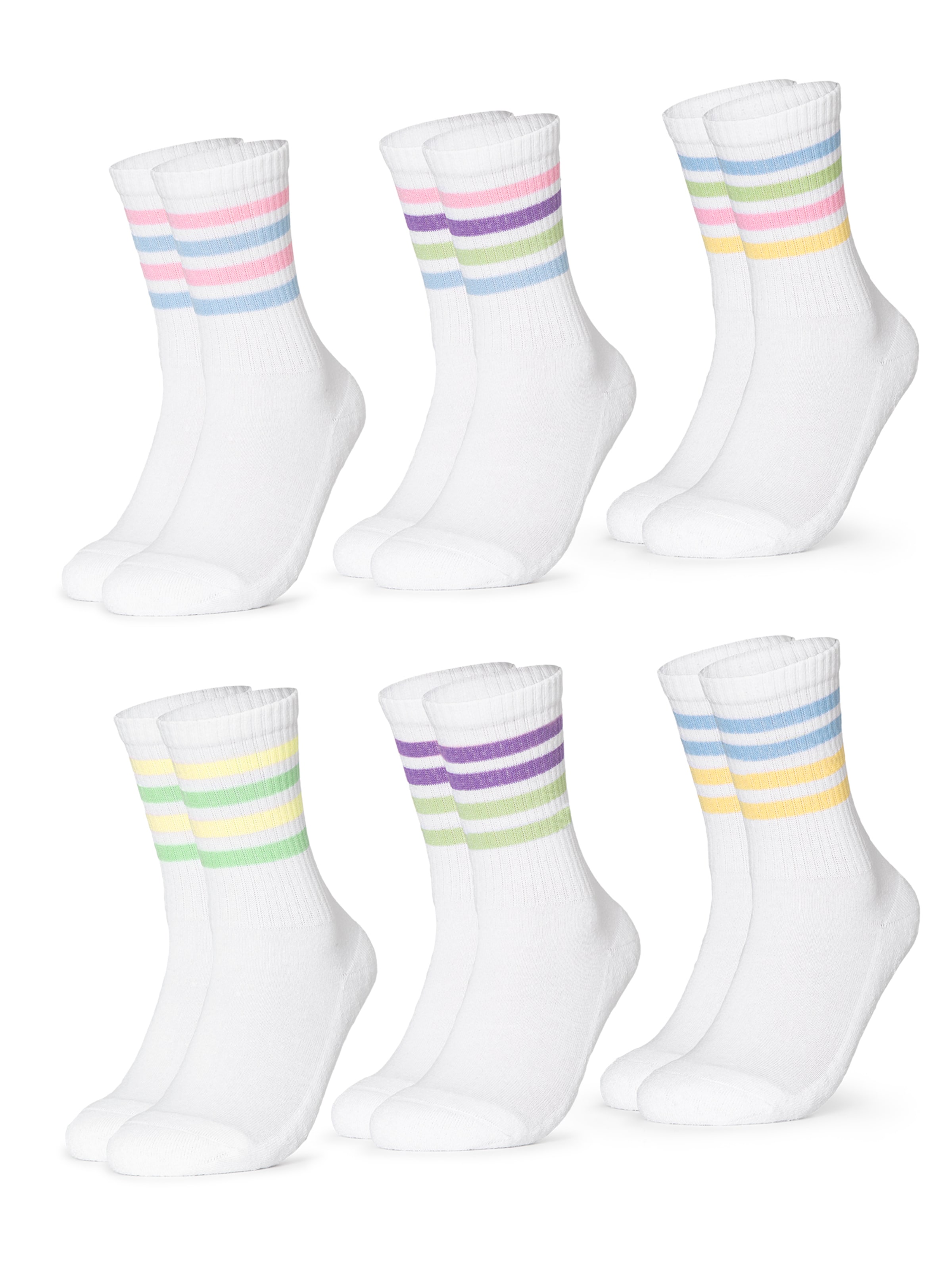 Occulto Sports socks 'Tennis Steffi' in White: front