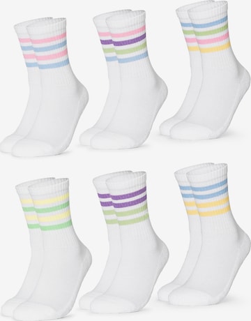 Chaussettes de sport 'Tennis Steffi' Occulto en blanc : devant