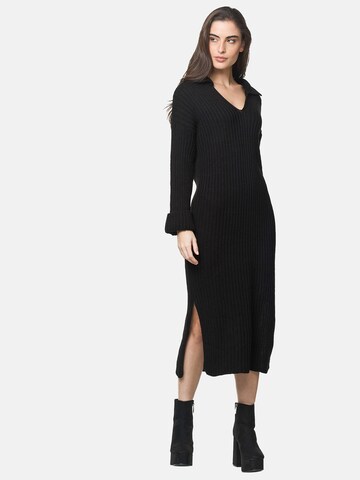 Abito in maglia di Elara in nero