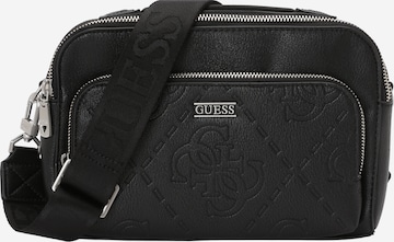 juoda GUESS Rankinė su ilgu dirželiu 'BOSTON': priekis