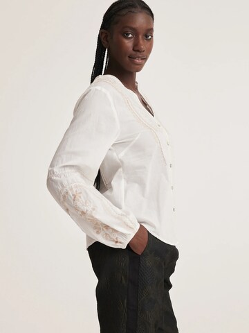 Camicia da donna 'Brandie' di Odd Molly in bianco