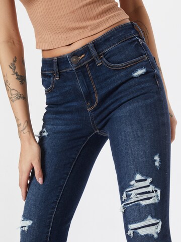 American Eagle Skinny Jeans in Blauw