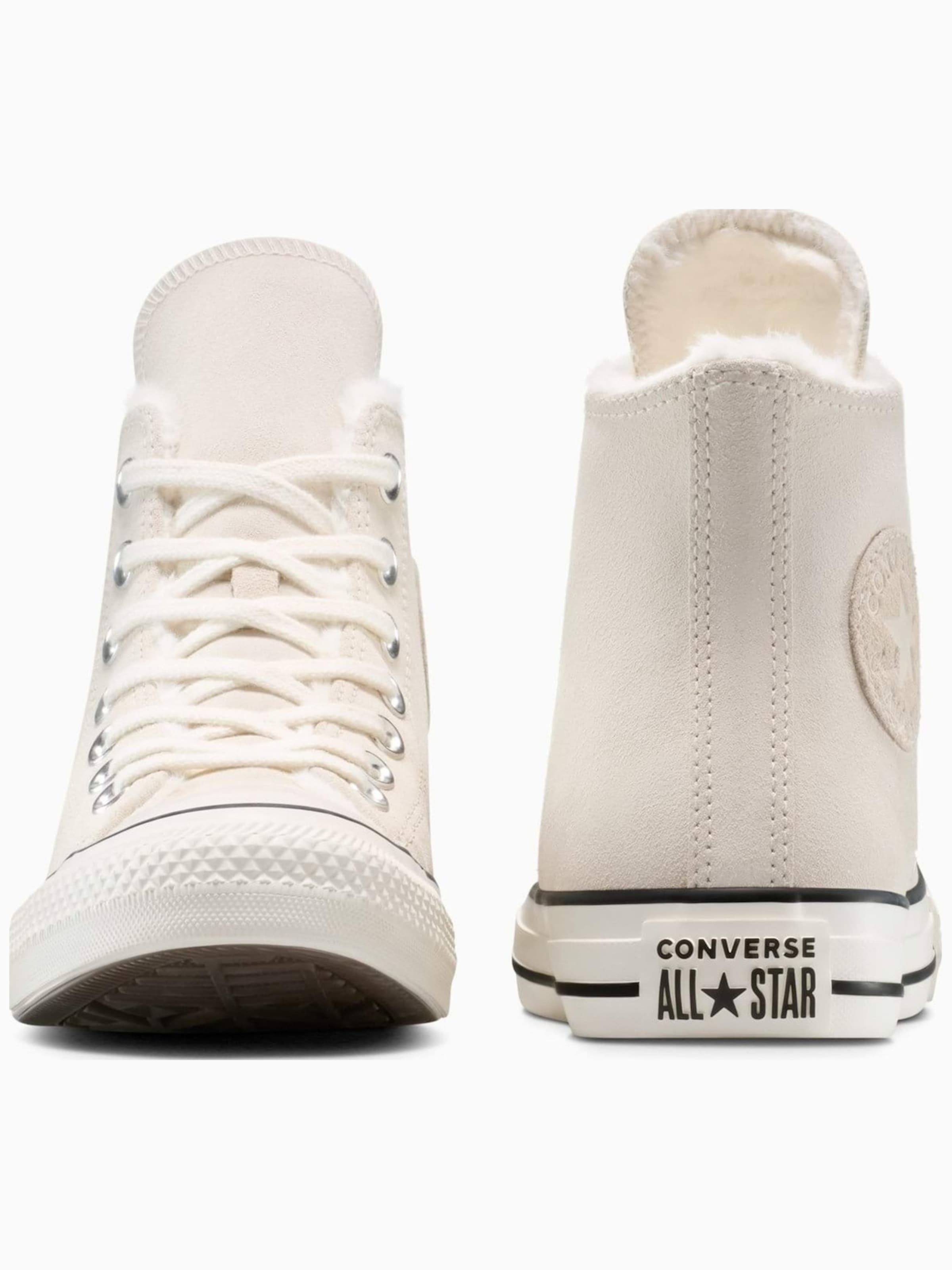 Sneaker alta 'Converse Chuck Taylor All Star Cozy Suede' di CONVERSE in beige