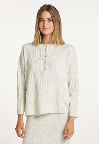 usha WHITE LABEL Pullover in Weiß: predná strana