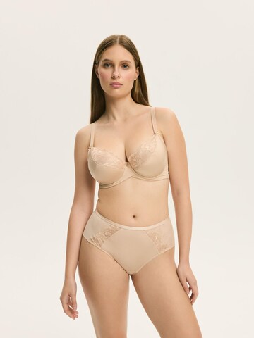 ESOTIQ - Clásico Sujetador 'Bethany' en beige: frente