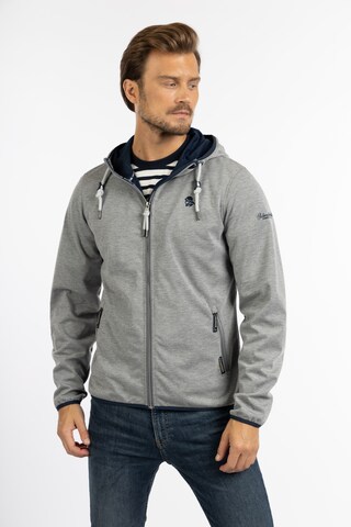 Schmuddelwedda Funktionsjacke in Grau: Vorderseite